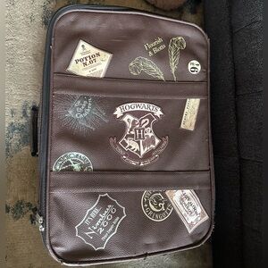 Brown Hogwarts suitcase